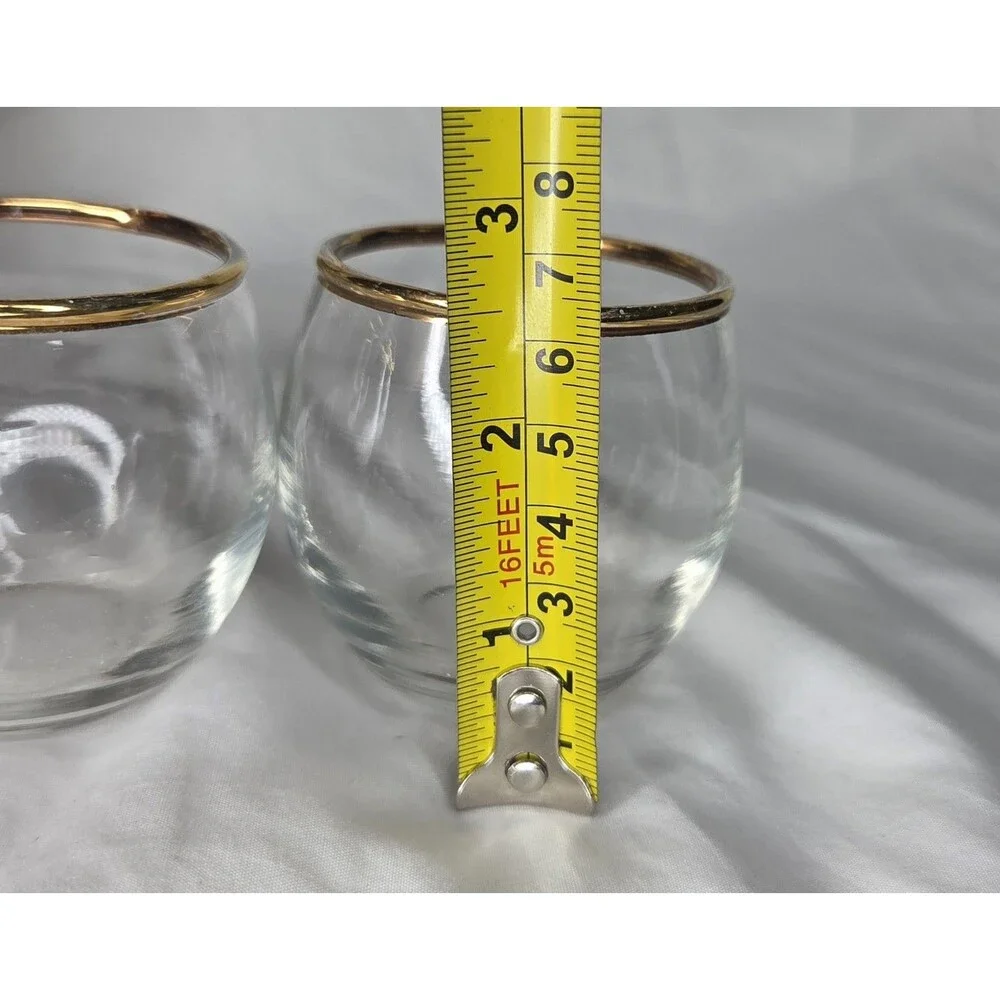 Vintage Park Sherman MCM Brass/Glass Liquor Decanter With Tray & 5 Glasses 1960s